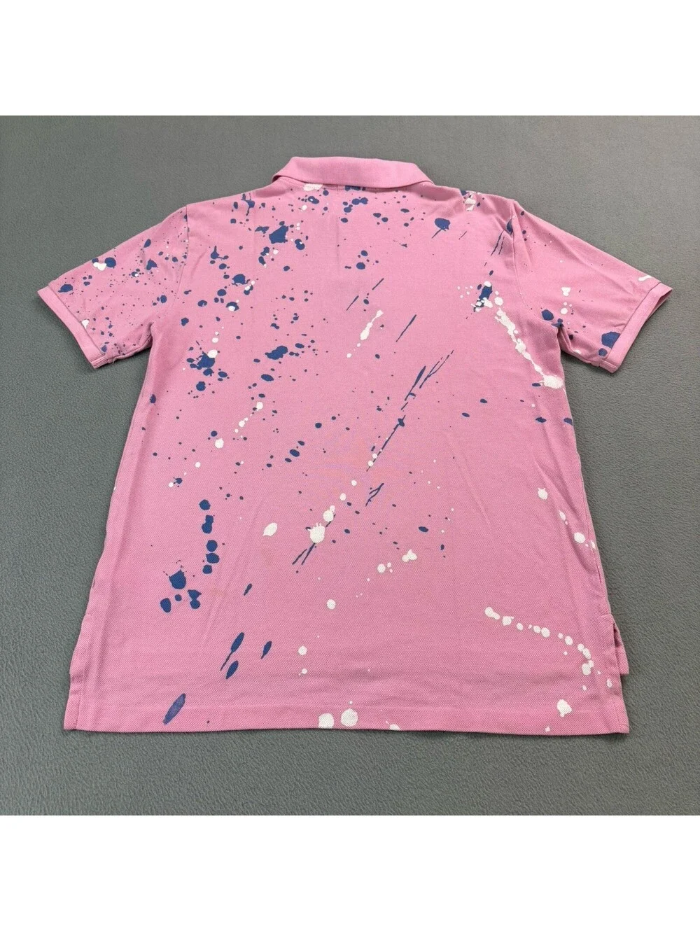 Polo Ralph Lauren Paint Splatter Big Pony Polo Shirt Size Small (?) Pink